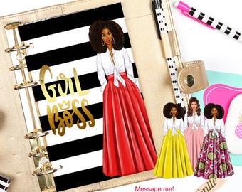 Girl Boss Planner Dashboard | A5 A6 Personal Size