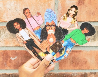 Black Girl Magic Bookmark Set | Laminated Cardstock Bookmarks