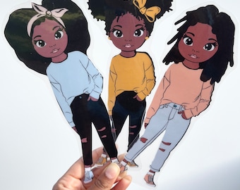 African American Bookmark Set |kids bookmarks|Black Girl Bookmarks|Black Girl Magic Bookmark|Books