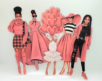 African American Bookmark Set | Black Girl Magic, Laminated Cardstock