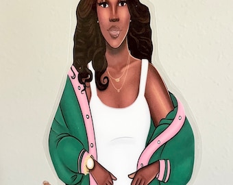 Pink & Green Sisterhood Bookmark|Sorority Inspired| African American Bookmark Set |Black Girl Bookmarks|Black Girl Magic Bookmark|Books