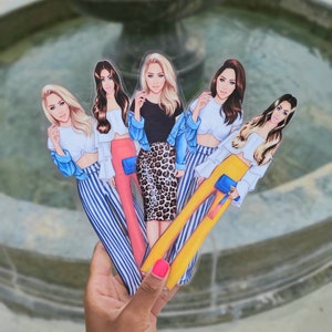 Fashion Girls Bookmark Set |Bookmark Accessories|