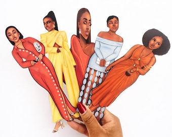 Black Girl Magic Bookmark Set | Laminated Cardstock