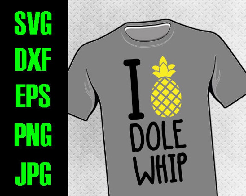 Download Dole Whip svg dxf eps png jpg cutting files cricut | Etsy