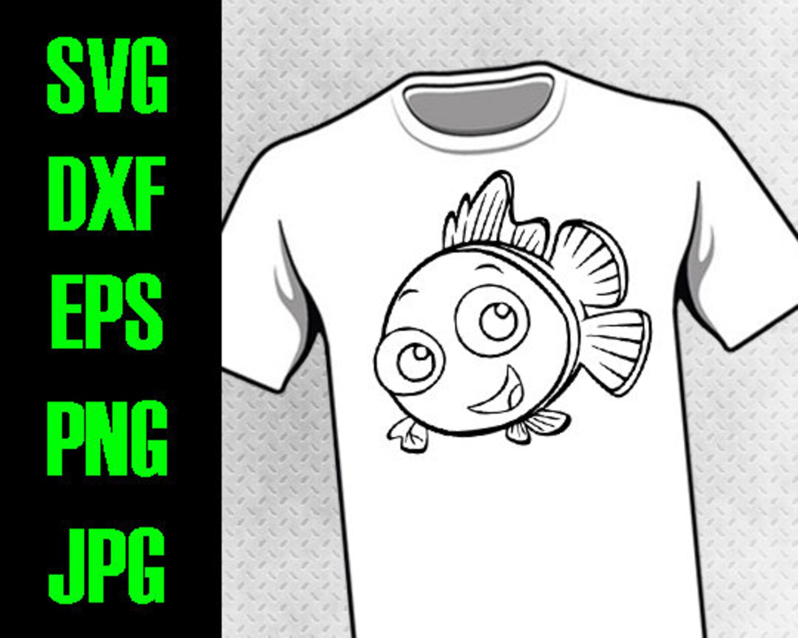 Finding Nemo svg dxf eps png jpg cutting files cricut | Etsy