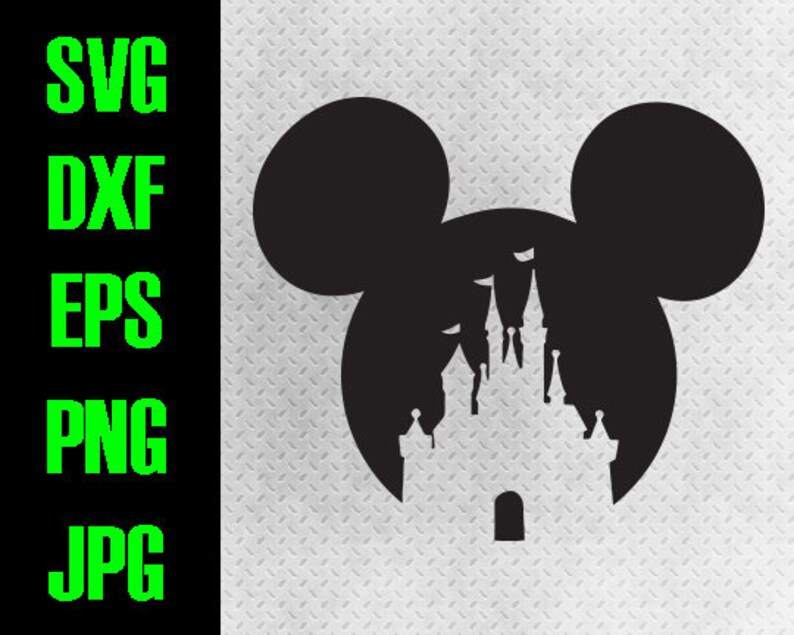 Download Disney Castle svg dxf eps png jpg cutting files | Etsy