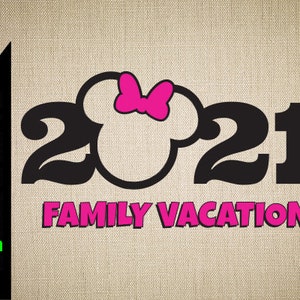 Disney Family Vacation 21 Iron On Instant Digital Download Etsy Ireland