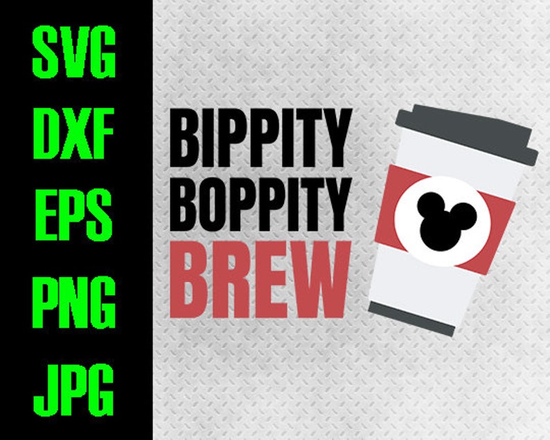 Download Disney Bibbidi Bobbidi Brew Coffee Starbucks svg dxf eps ...