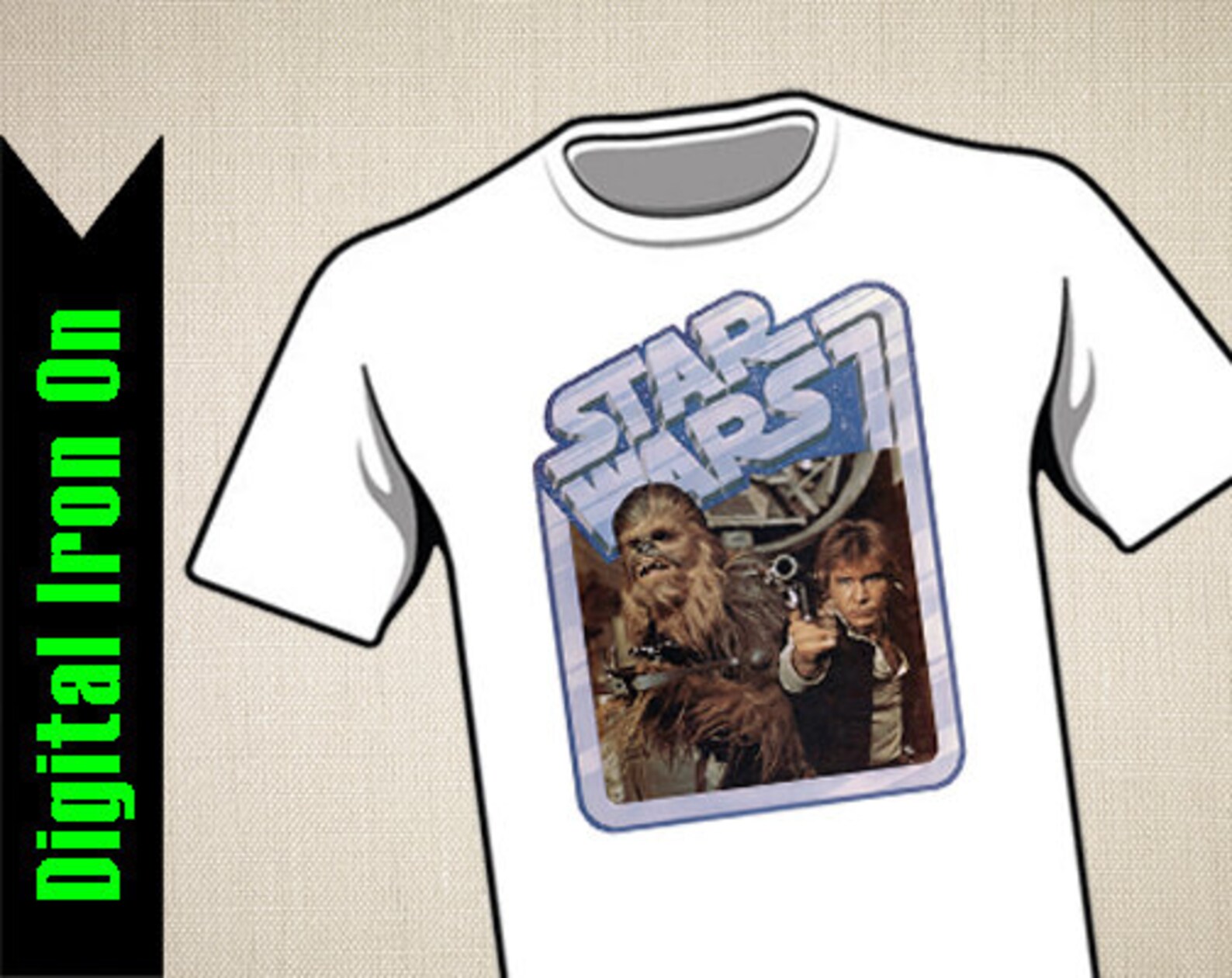 Vintage Star Wars Iron on Transfer Instant Digital Download Etsy