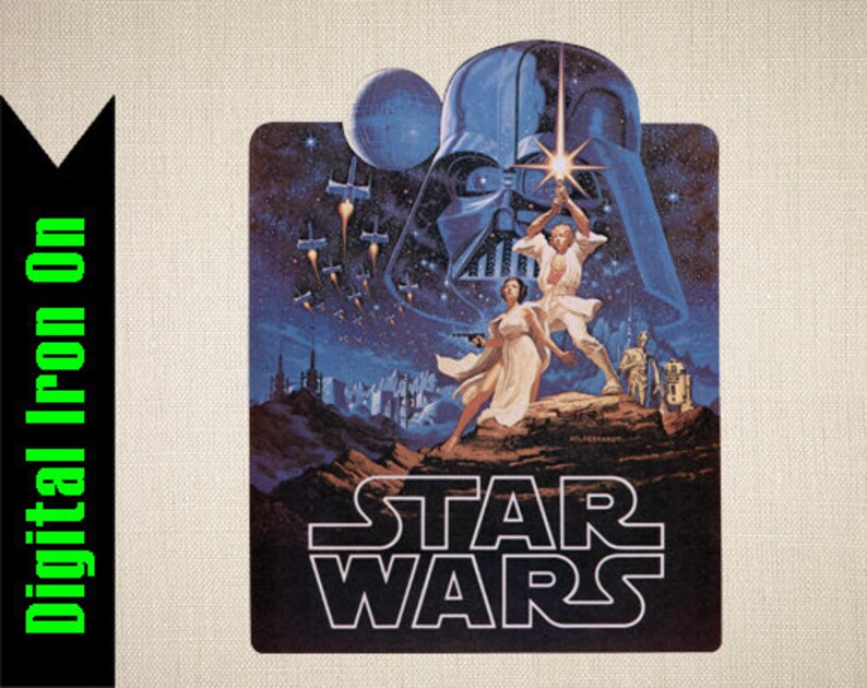 Vintage Star Wars Iron on Transfer Instant Digital Download Etsy