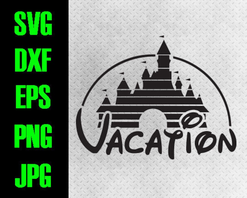 Download Disney Castle svg dxf eps png jpg cutting files | Etsy
