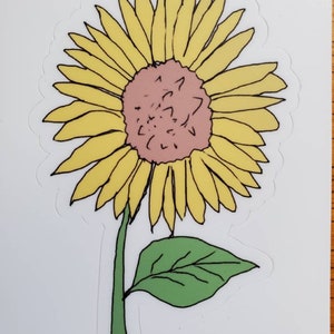 Sunflower Sticker