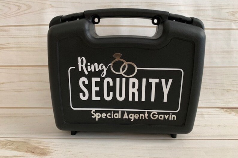 RING SECURITY Briefcase Only Ring Bearer Case Limited Time Etsy