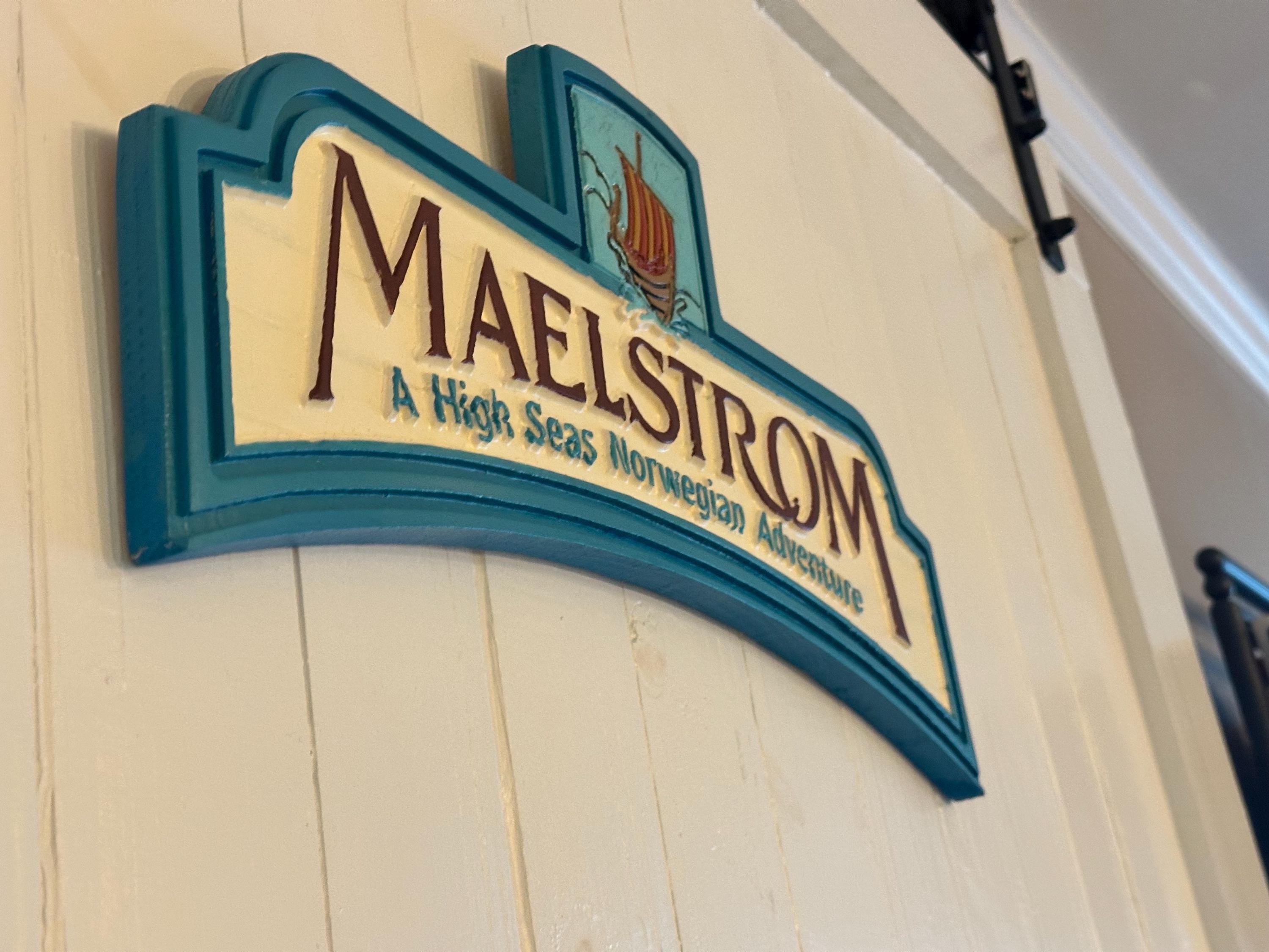 Epcot Ride Signs Solid Wood Maelstrom Ride Sign – Handcrafted Disney Epcot Norway ...
