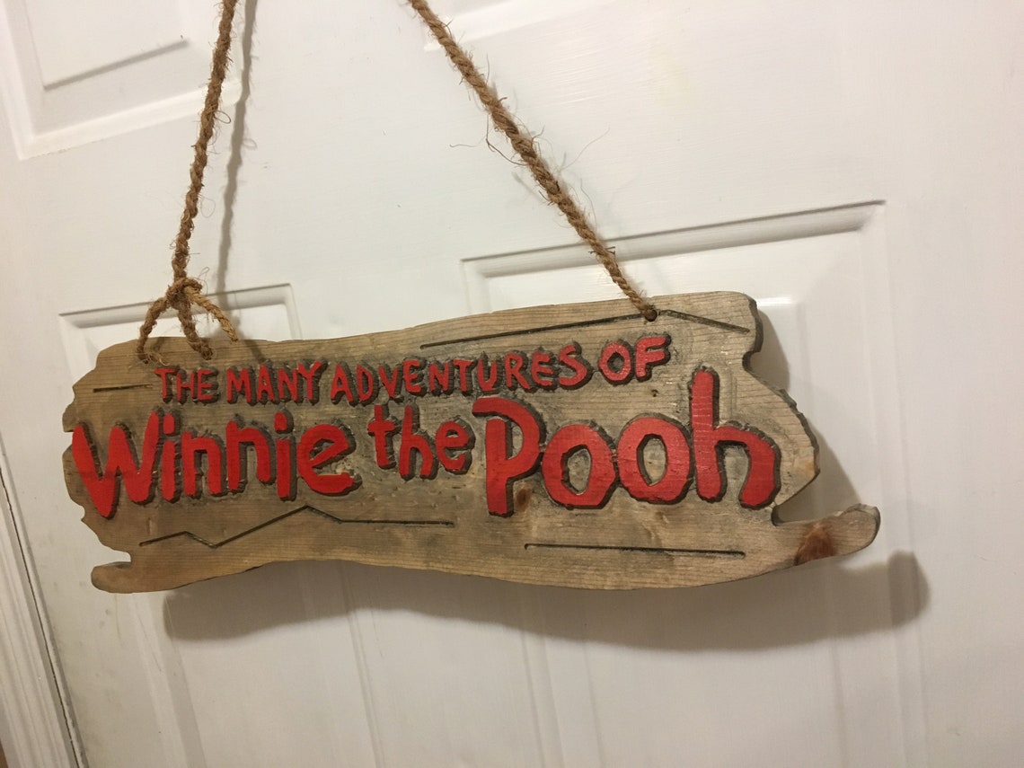 Pooh Ride Sign Winnie the Pooh Ride Magic Kingdom Fantasyland Walt Disney World Many ...