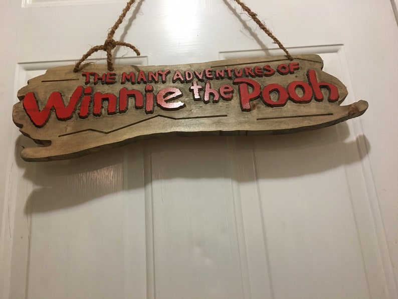 Pooh Ride Sign Winnie the Pooh Ride Magic Kingdom Fantasyland Walt Disney World Many ...