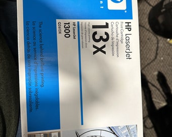 Brand new sealed in box HP 13X toner cartridge