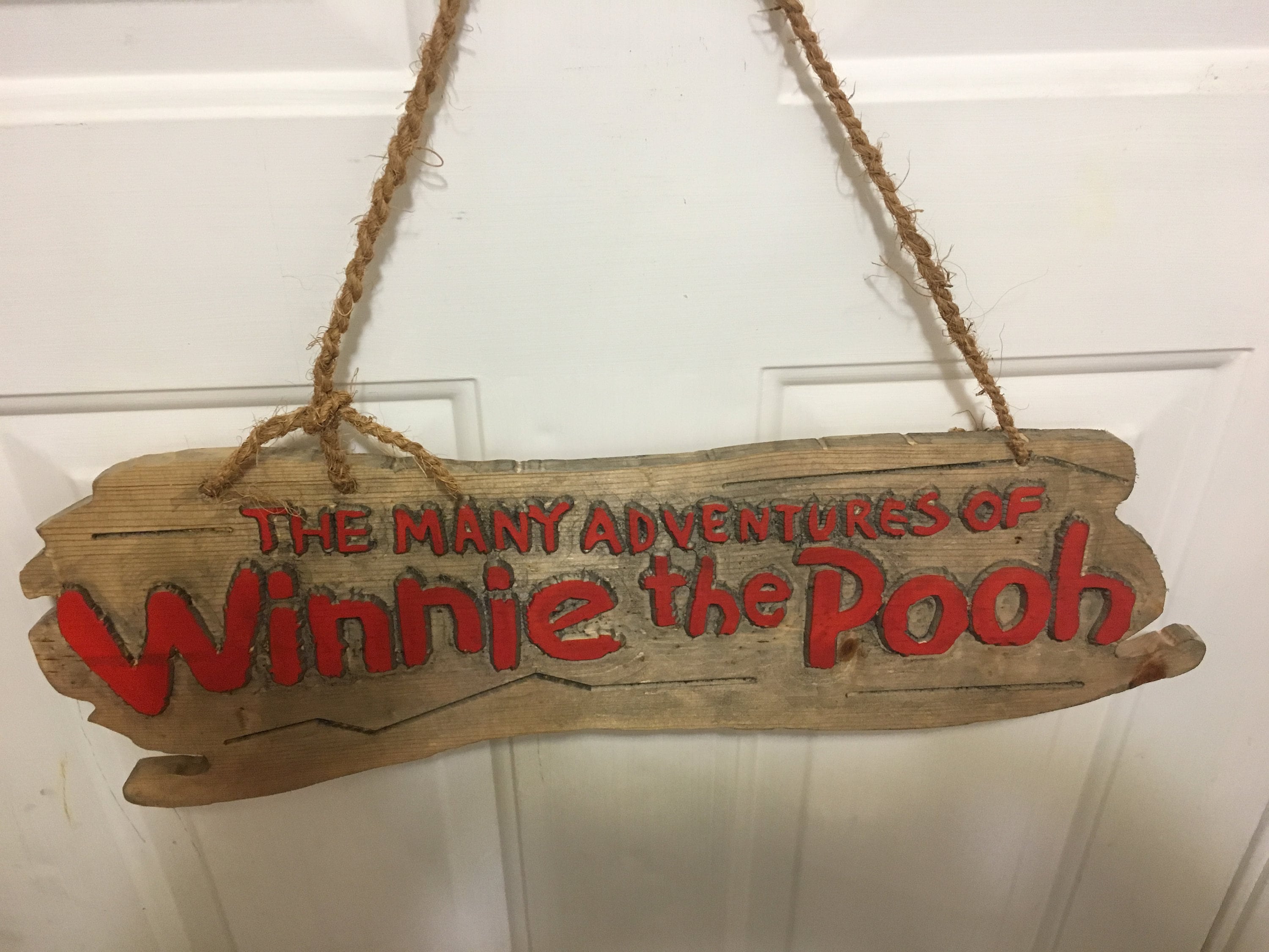 Pooh Ride Sign Winnie the Pooh Ride Magic Kingdom Fantasyland Walt Disney World Many ...