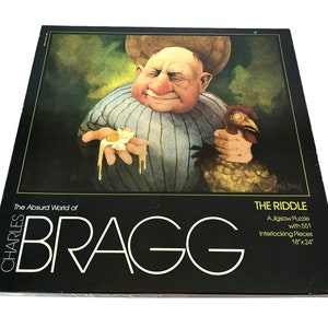 Absurd World of CHARLES BRAGG The Riddle Jigsaw Puzzle 551 Pieces Maruca 1985