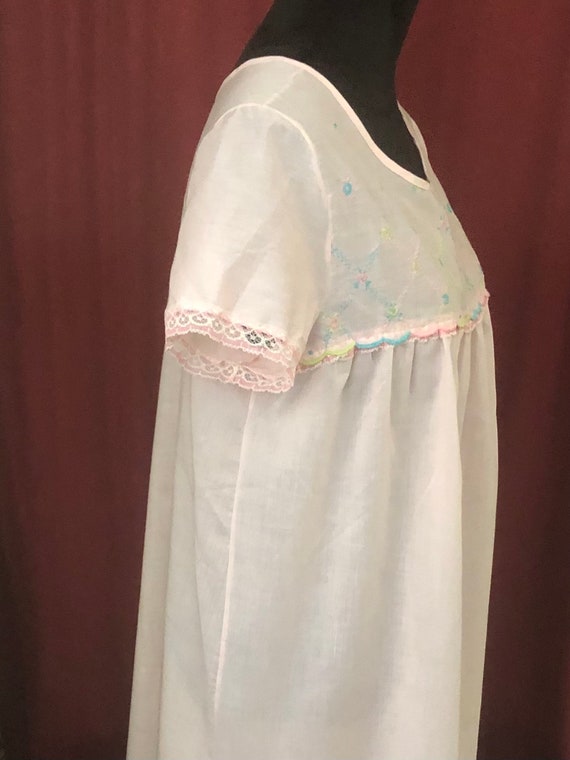 Vintage pink nightgown, Gaymode JC Penny, pink ni… - image 7