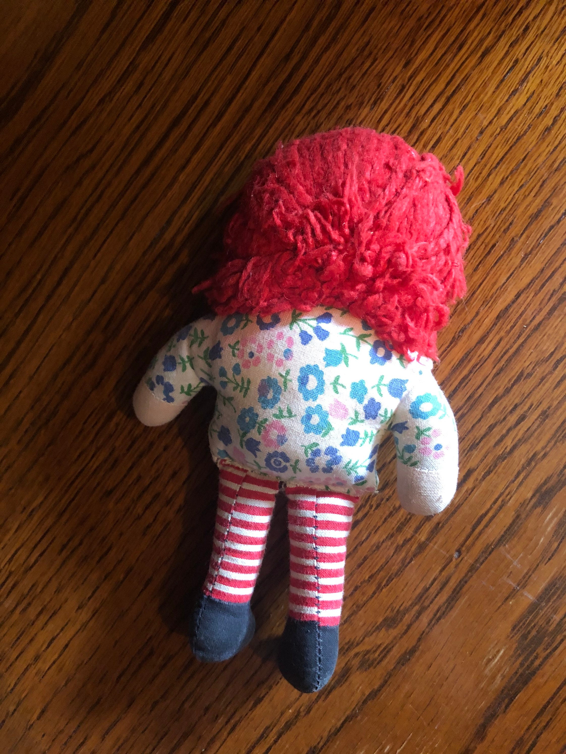 Raggedy Ann and Andy Bean Bag Dolls Small Raggedy Ann Doll Etsy