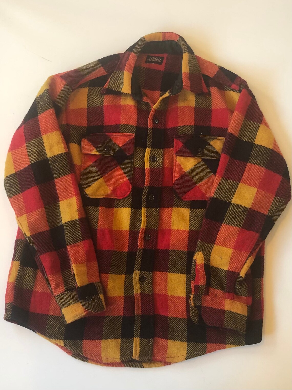 yellow and red button up shirt yellow and red button up shirt