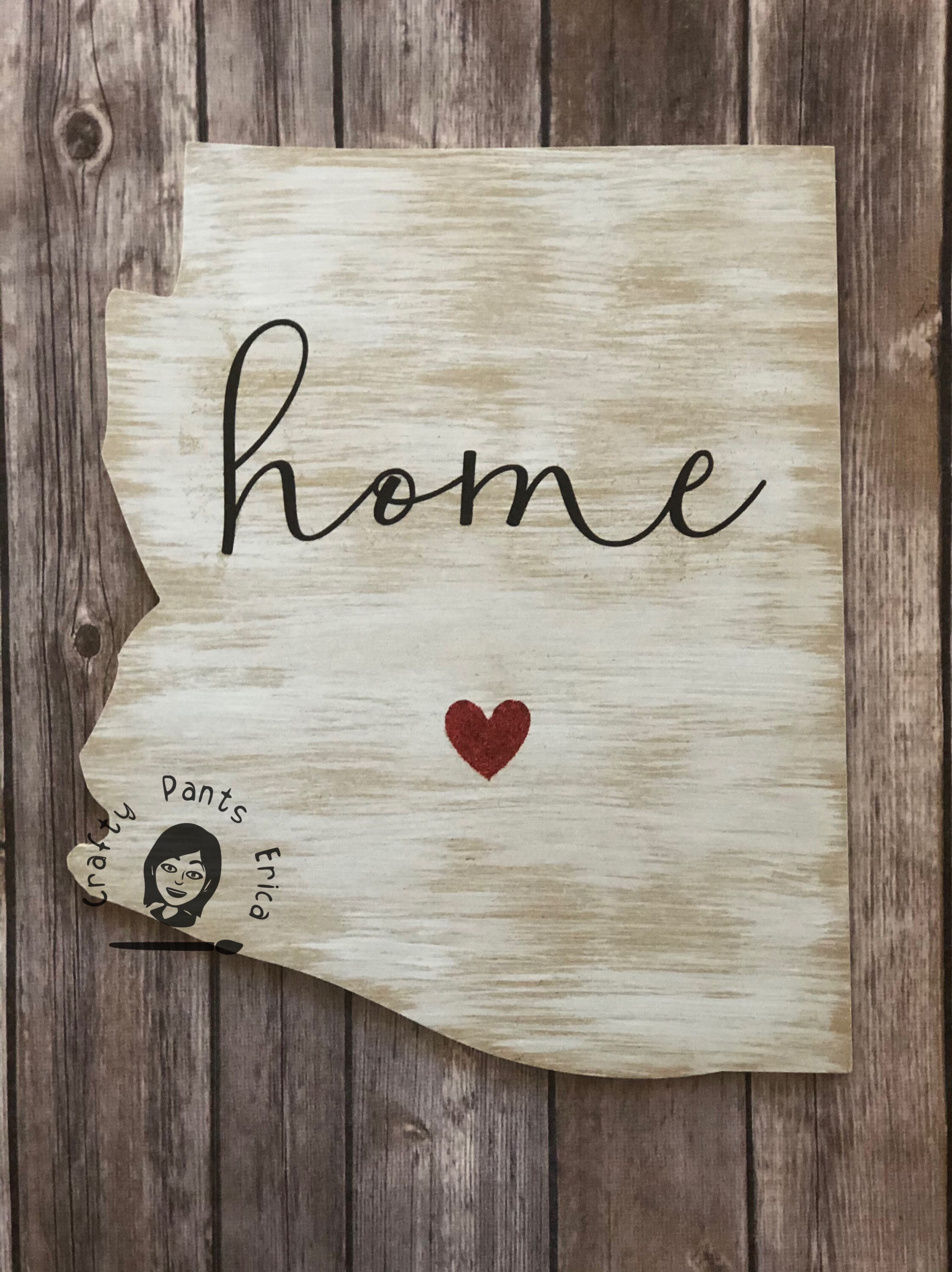 Arizona Sign Arizona Wood Sign Arizona Home Wood Sign State Wood Sign