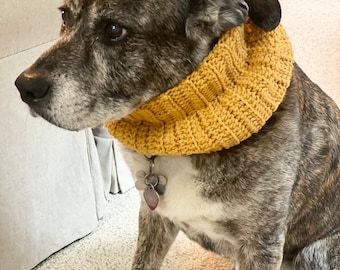 Dog Scarf Crochet Pattern / EASY CROCHET PATTERN / Dog Lover Gift / Dog Snood Pattern