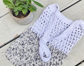 Crochet Pattern Market Bag | Minimalist Handheld Tote | Instant Download PDF | Boho Beach Purse