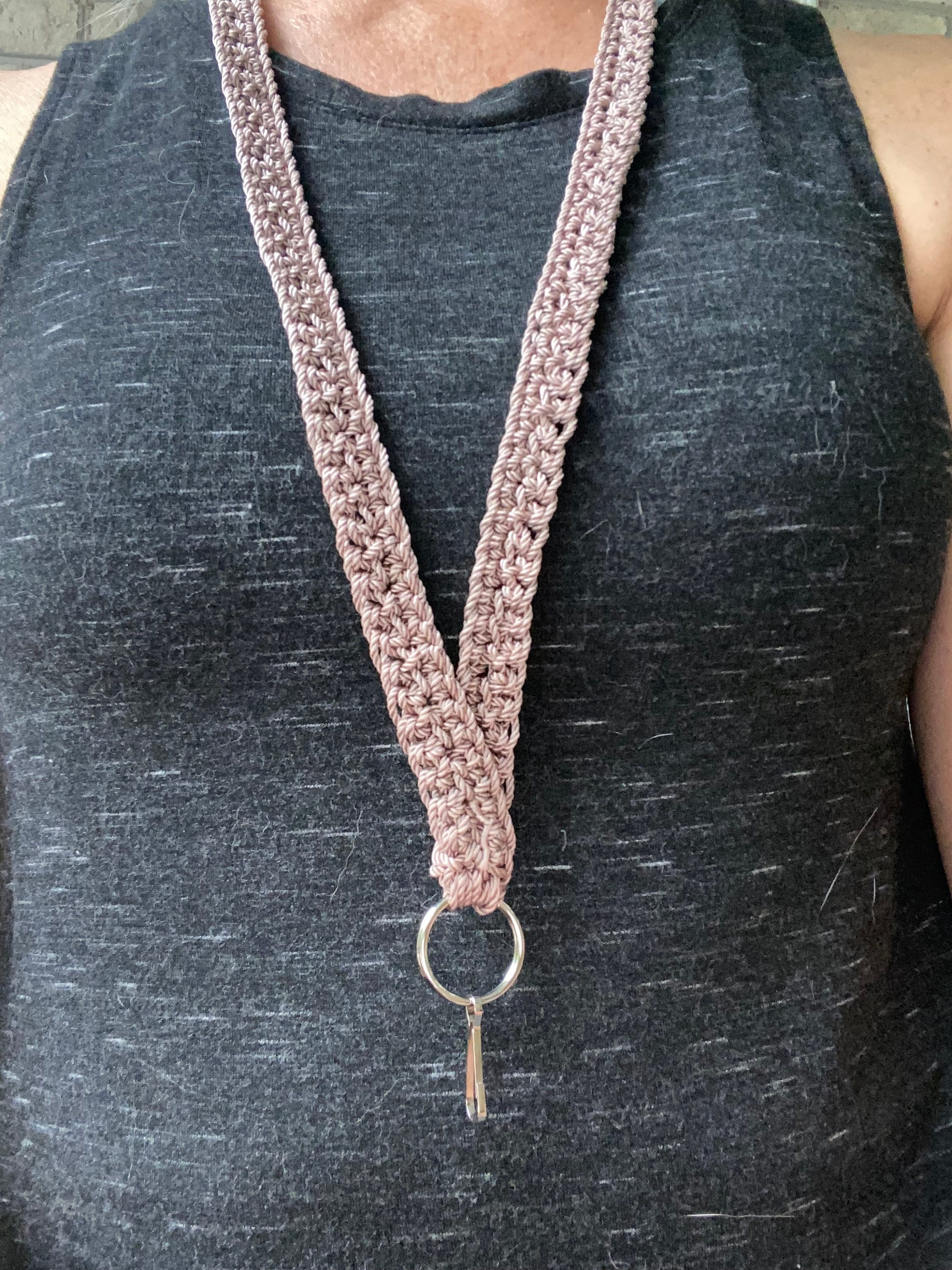 Crochet Lanyard Patterns / Two Lanyard Crochet Patterns / EASY Etsy