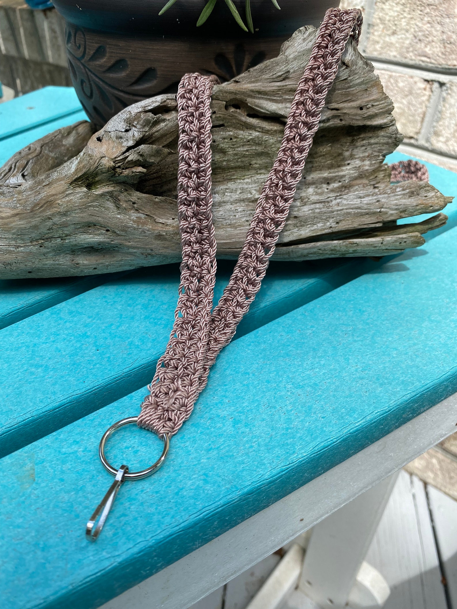 Crochet Lanyard Patterns / Two Lanyard Crochet Patterns / EASY Etsy