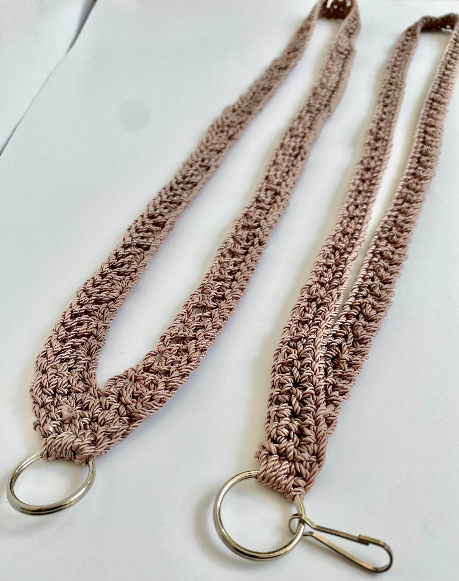 Crochet Lanyard Patterns / Two Lanyard Crochet Patterns / EASY Etsy