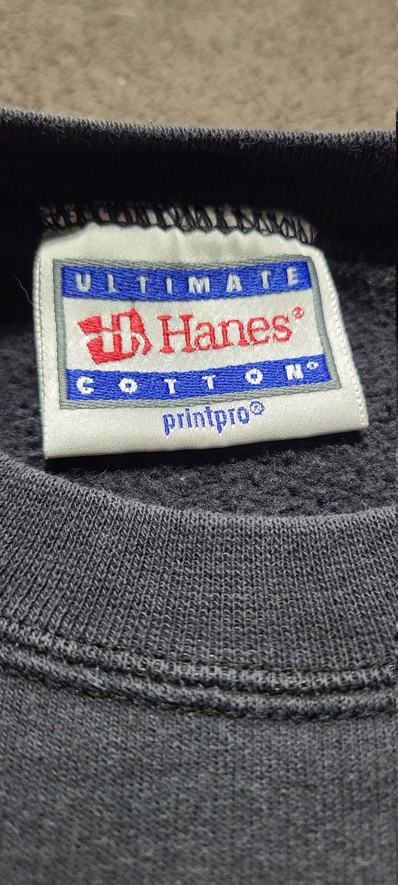 2000'S Hanes Ultimate Cotton Solid Color Blank Sweatshirt, Men's Size XL unclear gray type Vintage Second Hand