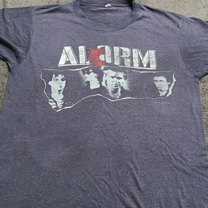 Vintage 80&#39;s Alarm band tshirt-Spirit of 76 Tour