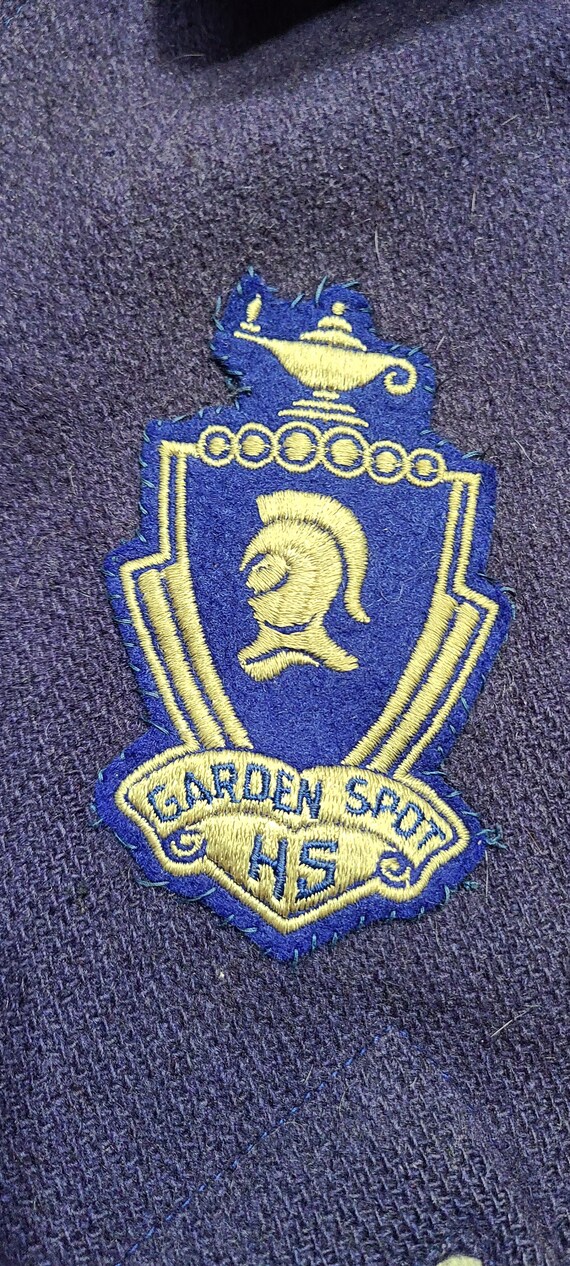Vintage 1969 Garden Spot High School Varsity Jacket Gem