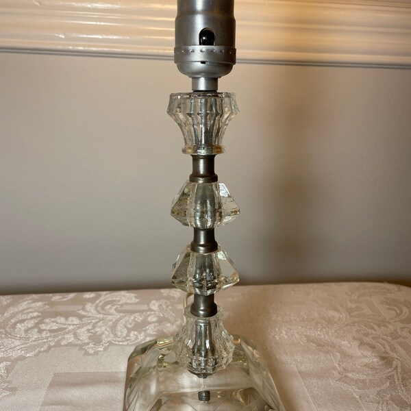 table lamp-crystal-etched-1950s