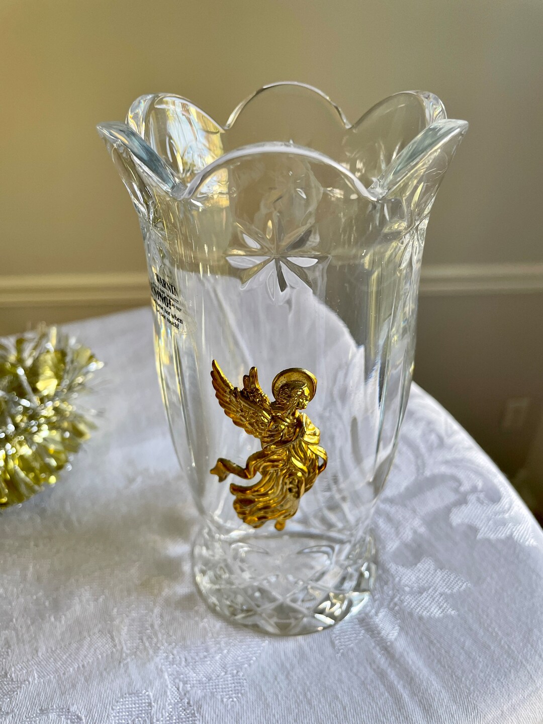 Lead Crystal Hurricanechristmas Angel Etsy