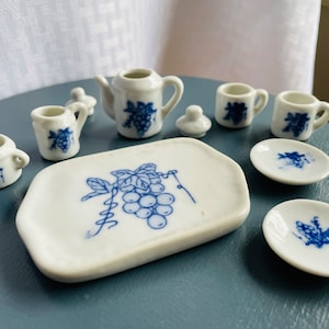Miniature Tea Set-porcelain