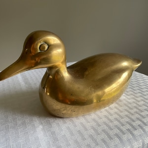 Messing Ente-25cm lang