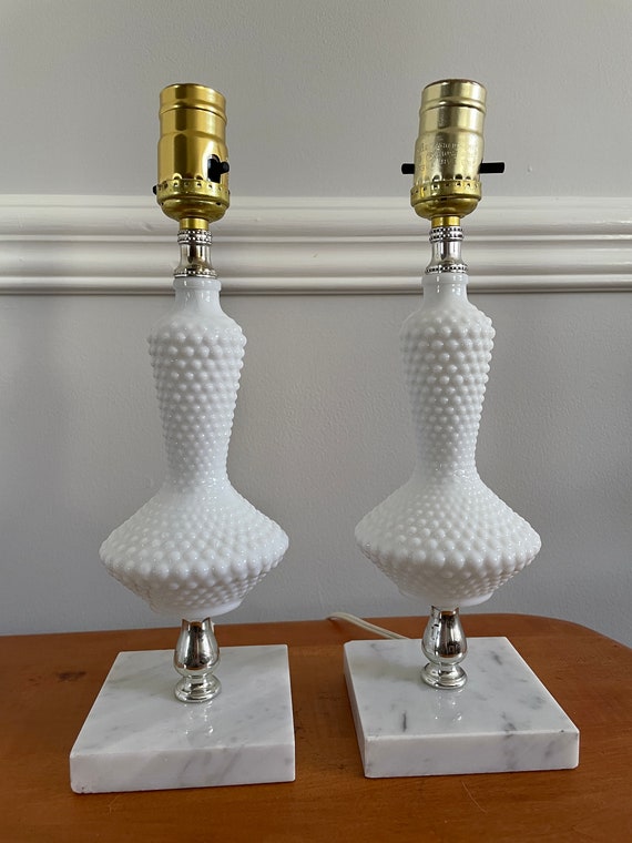 Milk Glass Lamps - Etsy
