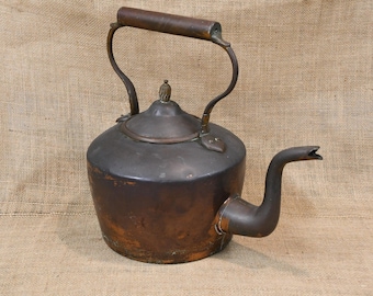 antique copper Kettle