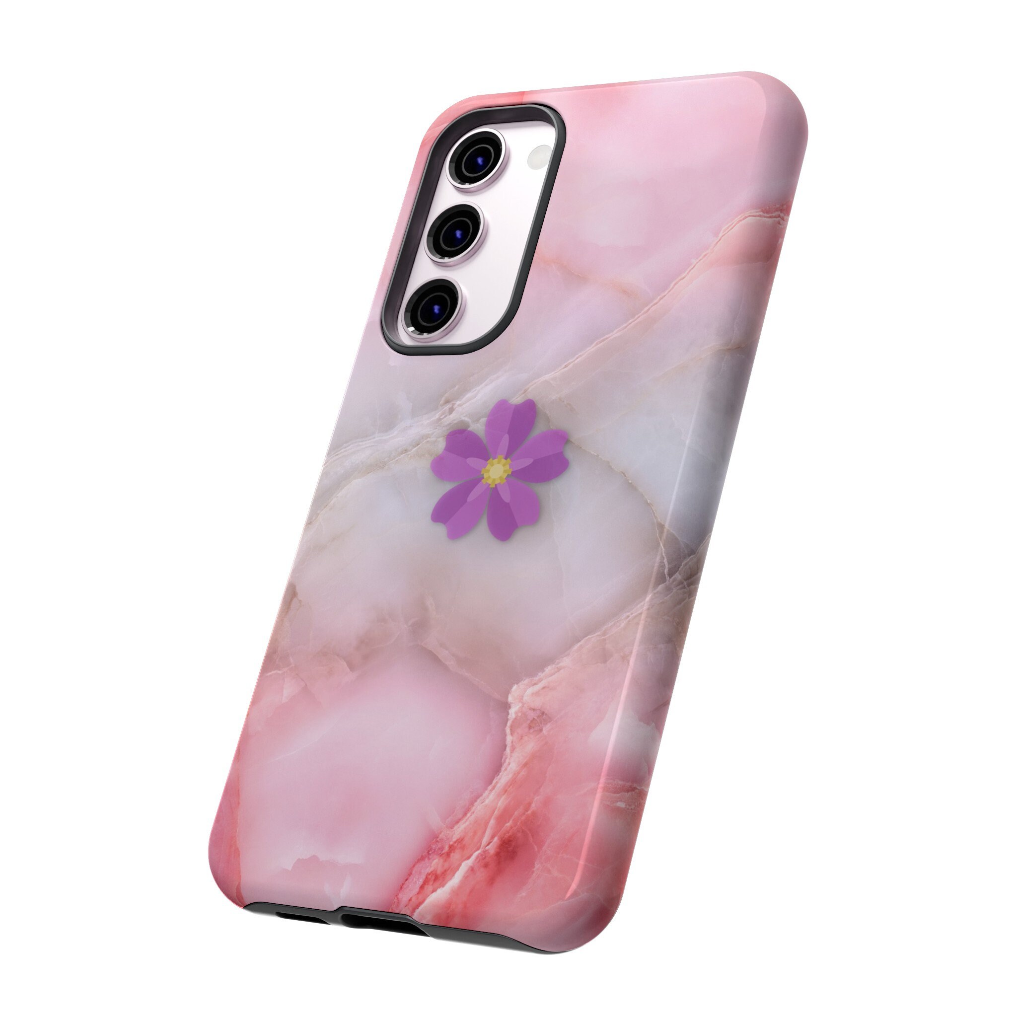 Sapphic Smooth Marble Case | Tough Pride Phone Case | iPhone, Samsung, Google Phone | Marble in WLW sapphic pride colors | LGBTQ+ Phone Case