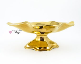 ROYAL WINTON | Golden Age | Footed Bonbon Pedestal Dish | Made in England | c. 1951+