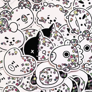 bt21 wearing stickers stickers