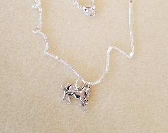 Child's Silver Stalion Necklace