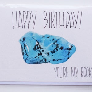 Happy Birthday - You're My Rock - Greeting Card