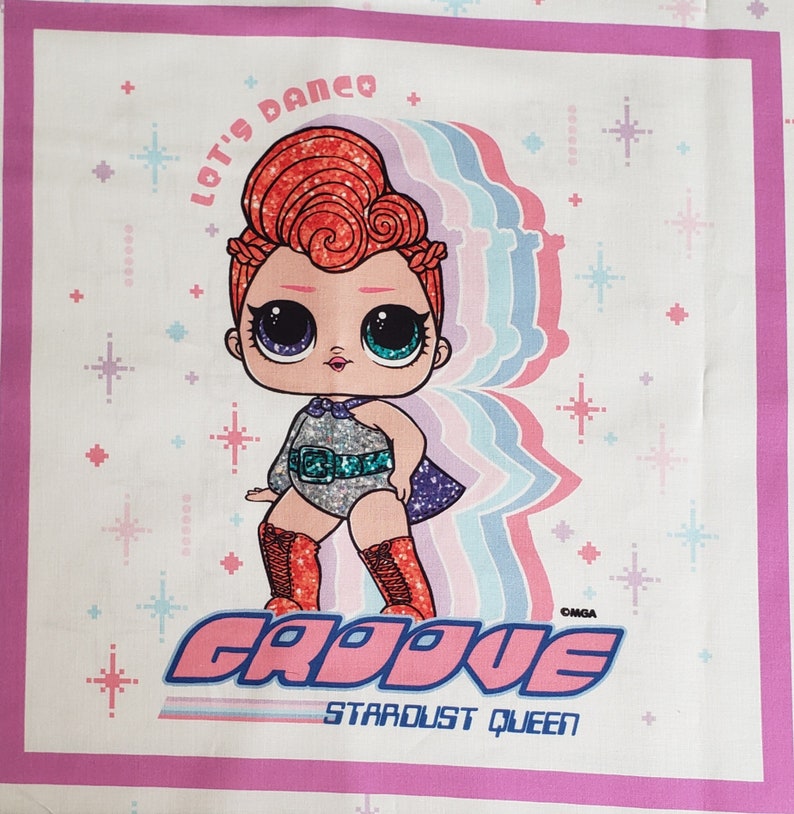 DIY Totally Awesome Dancing Dolls Fabric All 6 Blocks in One Block