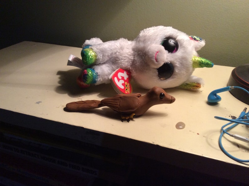 clay velociraptor