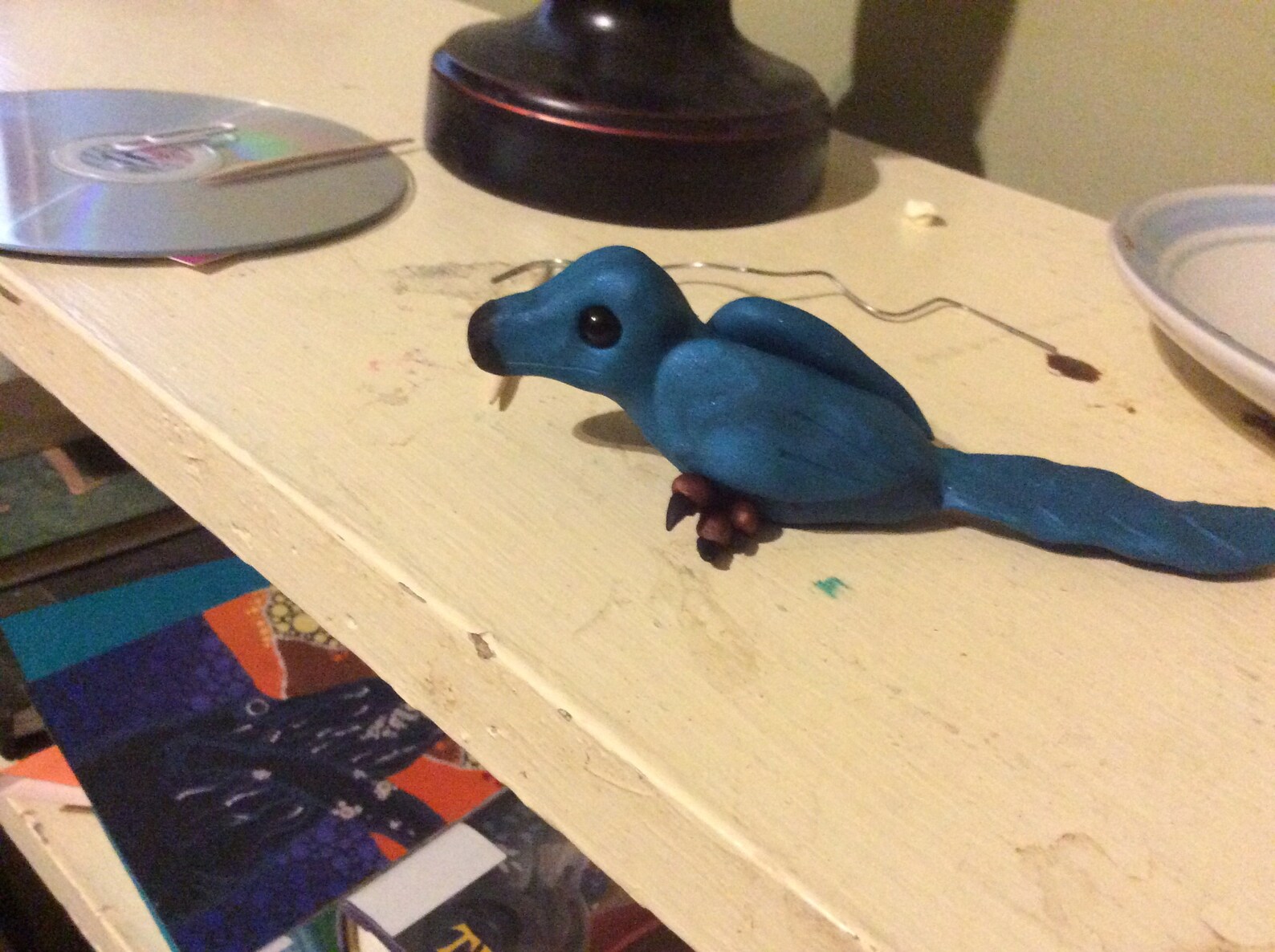 clay velociraptor