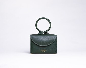 El mini bolso de cuero Gemini / Loop Handle — Finalista de los Etsy Design Awards 2022